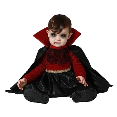Imagen de Atosa disfraz vampiresa bebé niña negro y rojo 24 meses