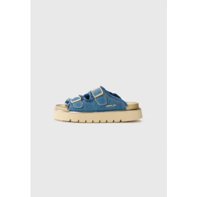 Imagen de Replay Muddy Sandalias planas, Mujer, Talla: 38, Blue Zapatos