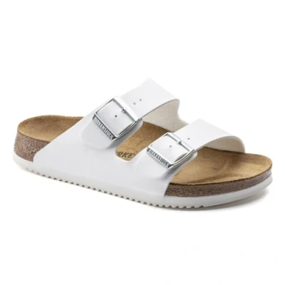 Imagen de BIRKENSTOCK Arizona SL Pantuflas unisex para adultos de Birko Flor normal, Blanco 1018220, 38 EU