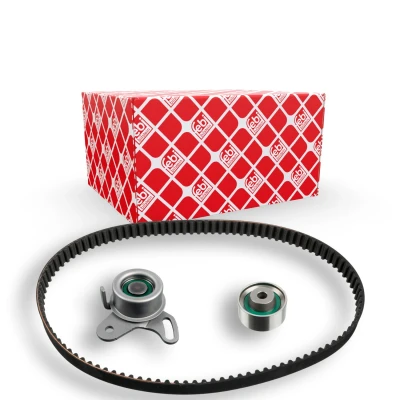 Imagen de FEBI BILSTEIN 31061 Kit de correa distribución 105 con perfil redondeado dientes HYUNDAI: Getz, ACCENT 2, COUPE, KIA: RIO Cerato Hatchback