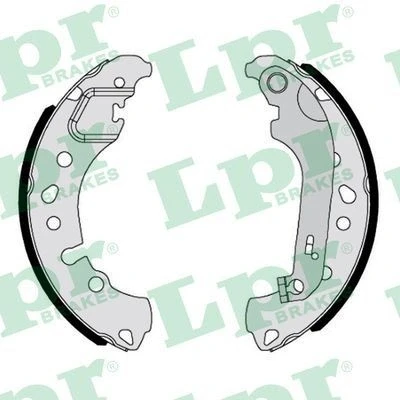 Imagen de LPR 01193 Zapatas de freno 203 38,2 con palanca mano FORD: FIESTA 7