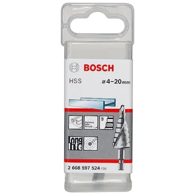 Imagen de Bosch 2 608 597 524 Broca escalonada HSS 4 20 mm, 1/4&quot;, 70,5 mm (pack de 1)