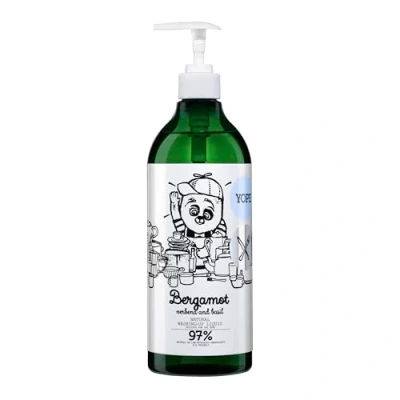 Imagen de YOPE Cocina Lavajillas Líquido Desengrasante Hidrata y nutre la piel de las manos Extractos pepino aloe 97% Ingredientes naturales Vegan formula Bergamota Verbena Albahaca 750ml