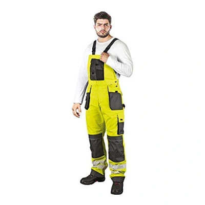 Imagen de Leber&amp;Hollman LH FMNX B_YSB46 Peto protector (talla 46), color amarillo, gris y negro