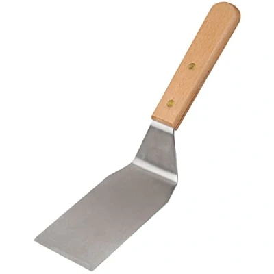 Imagen de FACKELMANN Paleta Plancha M/MADERA 30X7CM. FMPROF, Aluminio, Madera/Inoxidable, 27 x 7 cm