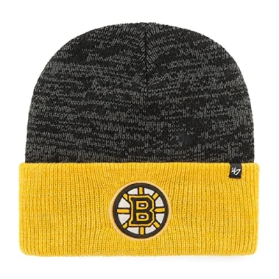 Imagen de &#039;47 Brand Knit Gorro de invierno con diseño Boston Bruins, Negro , Talla única