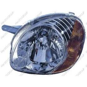 Imagen de PRASCO HN3224823 Faros derecha H4 amarillo con luz intermitente sin servomotor para reg. alcance luces