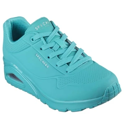 Imagen de Skechers Uno Stand On Air, Zapatillas Mujer, Turquoise Durabuck Mesh, 35.5 EU
