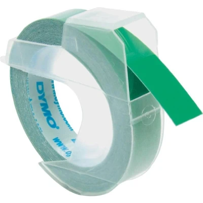 Imagen de Dymo Omega S0898160 cinta blanco sobre verde (original)