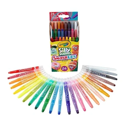 Imagen de Crayola® Silly Scents Smashups Twistable Crayones, colores surtidos, caja de 24 crayones