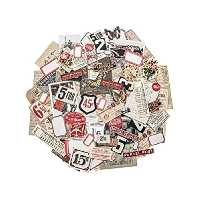 Imagen de Tim Holtz Idea ology Ephemera Pack, Papel, Multicolor, 12.1 x 10 1 cm