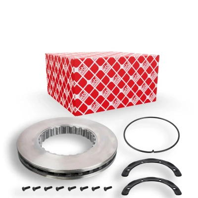 Imagen de FEBI BILSTEIN Disco de freno Eje trasero, delantero 45mm ventilación interna revestido 104674 5001667798,5001867798,20515097,85103804,85110495