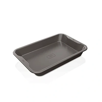 Imagen de Ninja Foodi ZEROSTICK B30613EUUK Molde para asar antiadherente, de larga duración, acero aluminizado, 23 x 33 cm, color gris