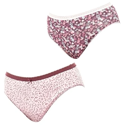 Imagen de JANIRA Pack x 2 Braguitas Brislip Coquettes Algodón JPB3 Mujer