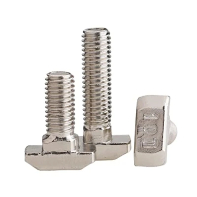 Imagen de CONPHERON Pernos con ranura en T M8x30mm Acero al Carbono Tornillos para Perfil de Aluminio Estándar Europea la Serie 20/30/40/45