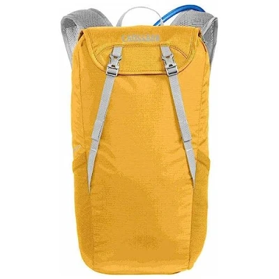 Imagen de CAMELBAK Mochila de hidratación Arête 18 l con depósito 2L Chaleco, Unisex Adulto, AZAFRÁN/Plata, 18L