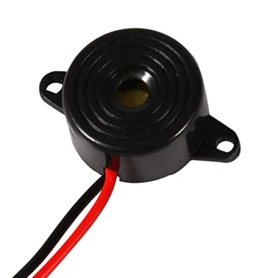 Imagen de Zumbador de alarma DC 12V 85 95dB electrónico piezoeléctrico activo Tono Timbre Sonido continuo