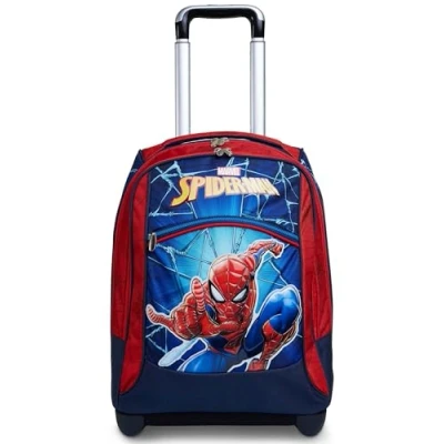 Imagen de Seven Sons Spider Man Carrito De Dos Compartimentos Con Carro Fijo, Rojo Y Azul