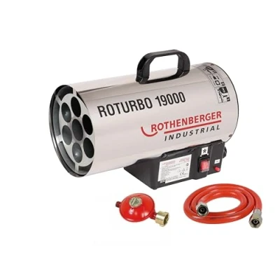 Imagen de Rothenberger Industrial 1500000165 Roturbo 19000 Generador de aire caliente Calefacción Gas, Gris