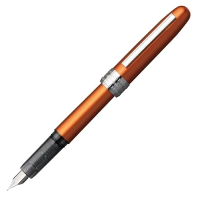 Imagen de PLATINUM Plaisir Pgb 1000 Nova Pluma estilográfica, tamaño mediano, color naranja