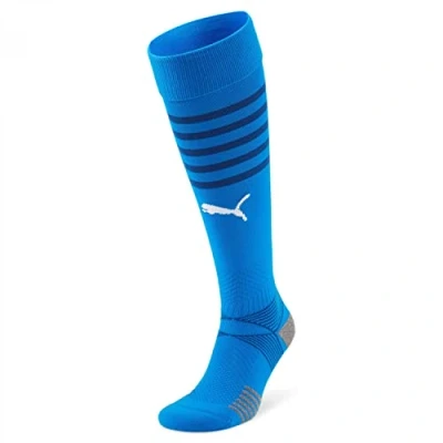 Imagen de PUMA TeamFINAL Medias de fútbol (tallas 39 42 UE), color azul y blanco