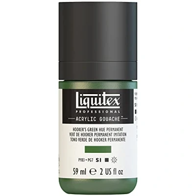 Imagen de Liquitex Professional Gouache acrílico extrafino viscocidad Baja, Tubo 59 ml, Tono Verde