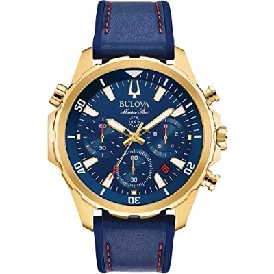 Imagen de Bulova Reloj Cronógrafo para Hombre de Cuarzo con Correa en Silicona 97B168