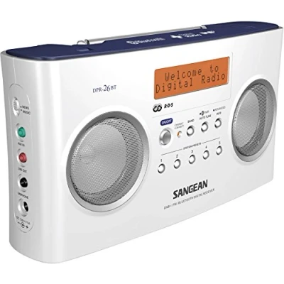 Imagen de Sangean DPR 26BT Radio (Portátil, Digital, DAB+, FM, 2W, 6,35 cm (2.5&quot;), LCD) Negro