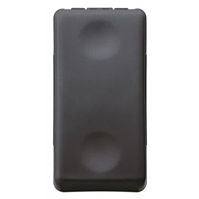 Imagen de GEWISS GW21571DY Interruptor unipolar 250 V AC, 16 Ax, neutro, 1 módulo, sistema negro