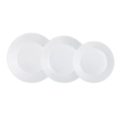 Imagen de Luminarc Harena Vajilla Opal 12 Piezas 4 Personas Blanco