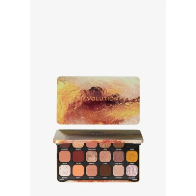 Imagen de Revolution Beauty, Paleta de Sombras Forever Flawless, 18 Tonos Pigmentados Mate &amp; Brillantes, Vegano Libre Crueldad, Bronce