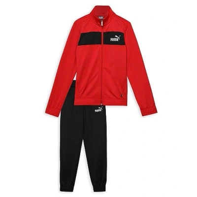 Imagen de Puma SUIT Unisex SET Chándal para niños, Talla: 176, High risk red