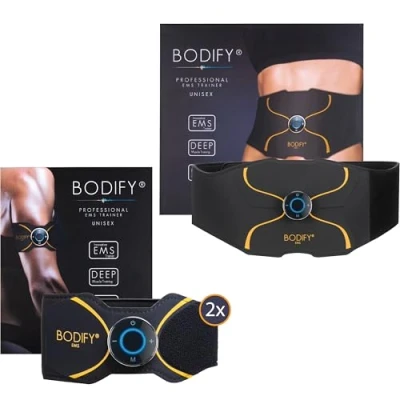 Imagen de ¡Bodify® Set de Entrenamiento EMS 3en1 Pro ¡Estimulación Muscular focalizada! Desarrollo Todo el Cuerpo Dispositivo estimulación los músculos del Abdomen, Brazos y piernas