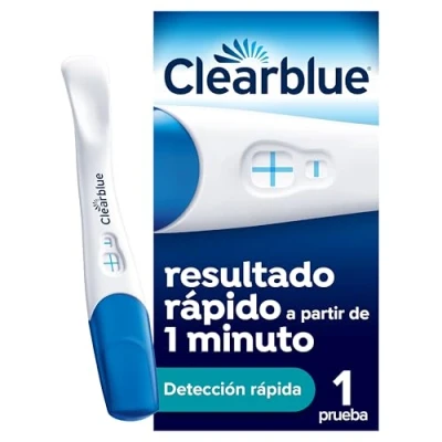 Imagen de Clearblue Test de Embarazo Analógico Detección Rápida Resultados en 1 Minuto Fácil Leer Alta Precisión (&gt;99%) Formato Mejorado Sin Plástico (Pack 2)