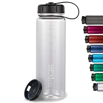 Imagen de 720DGREE Botella de Agua Basic “simplBottle 500ml, 0,5l, Verde Sin BPA Beber, Deportiva, Outdoor, Niños