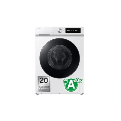 Imagen de Lavadora carga frontal Samsung WW11DB7B34GWU3, 11 kg, 1400 rpm, EcoBubble™, Función WiFi con SmartThings™, Blanco
