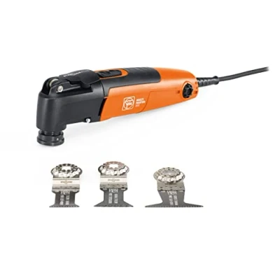 Imagen de FEIN Multimaster MM 300 Plus Start, equipamiento básico para serrar en madera, metales, placa de cartón yeso y plásticos. Motor 250W, Portaherramienta StarlockPlus, Cambio herramienta QuickIN
