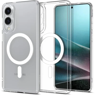 Imagen de Spigen Ultra Hybrid MagFit TPU Back Cover Transparente Samsung Galaxy S25 Edge