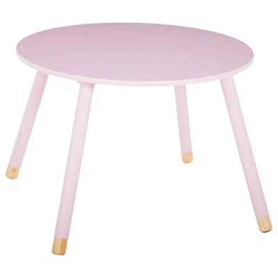 Imagen de ATMOSPHERA CREATEUR D&#039;INTERIEUR Mesa Rosa Dulzura, Madera, l. 60 x H. 43 cm