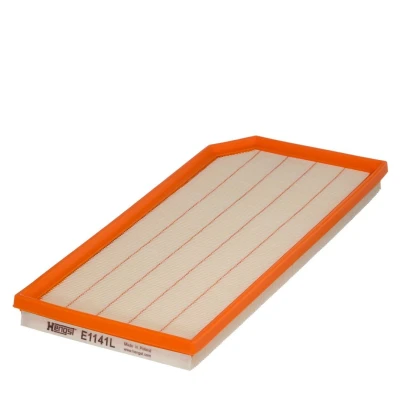 Imagen de HENGST FILTER E1141L Filtro de aire 33 174 405 Cartucho filtrante VOLKSWAGEN: GOLF 5, 6, Scirocco III, AUDI: A3 Sportback, Hatchback