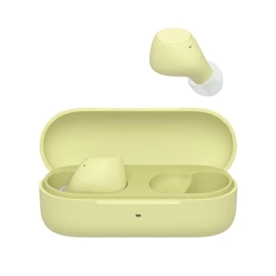 Imagen de Auriculares True Wireless Sony WFC510Y, Ligeros, Bluetooth, Conexión multipunto, Sonido ambiente, Spotify Tap, Carga rápida, 22h, IPX4, Amarillo