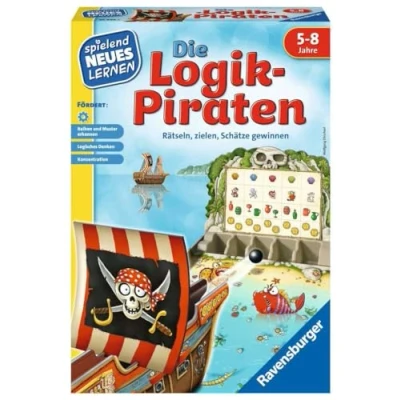 Imagen de Ravensburger 24969 Los Piratas lógicos Juego y Aprendizaje para niños, Educativo niños de 5 8 años, Jugando Nuevo 1 4 Jugadores