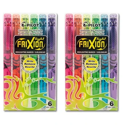 Imagen de Pilot Frixion Light Juego de 6 rotuladores (2 neón)
