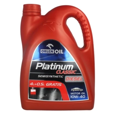 Imagen de Orlen Platinum Classic DIESEL SEMISYNTHETIC 10W 40 4L Aceite de motor QFS405B60 MERCEDES BENZ: Clase C Sedán, E Coupé