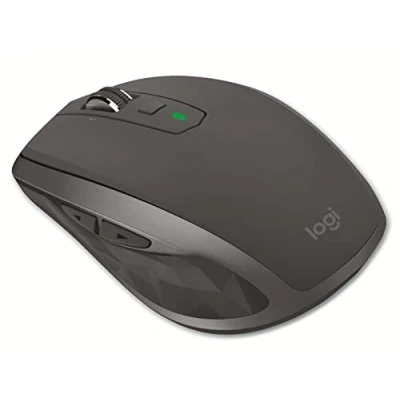 Imagen de Logitech MX Anywhere 2S Ratón Inalámbrico, Multi Ordenadores, 2,4 GHz y Bluetooth con Receptor Unifying USB, Seguimiento Láser 200/4000 DPI Toda Superficie, Portátil/PC/Mac/iPad OS, Negro