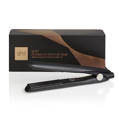 Imagen de Plancha de pelo ghd Gold Profesional Styler Hydra, Tecnología Dual Zone, Calentamiento rápido 25 s, Negro