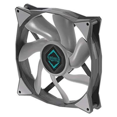 Imagen de Iceberg Thermal IceGALE Xtra 140mm 2500 RPM, 4 Pines, PWM, Rendimiento Extremo, Ventilador de PC 140 mm (140mm, gris)
