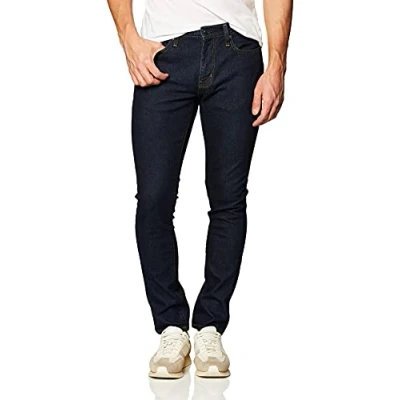 Imagen de Amazon Essentials Pantalón Vaquero Elástico de Ajuste Ceñido Hombre, Lavado Suave, 28W / 28L