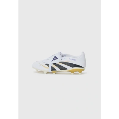 Imagen de adidas Performance Predator League Unisex Botas de fútbol con tacos white/core black/goldcoloured para niños, Talla: 38 2/3 Zapatos