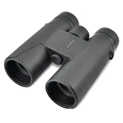 Imagen de KODAK Binocualire BCS800 Binocular Compacto, Aumento 10X, Objetivo de diámetro 42 mm, Ojales Goma Negro